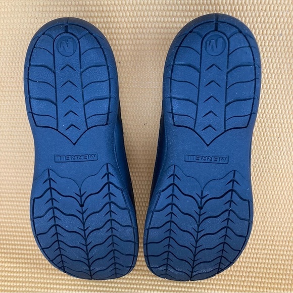 Merrell Clogs Womens 8 Black Round Toe Slip On Casual Leather - Picture 7 of 7